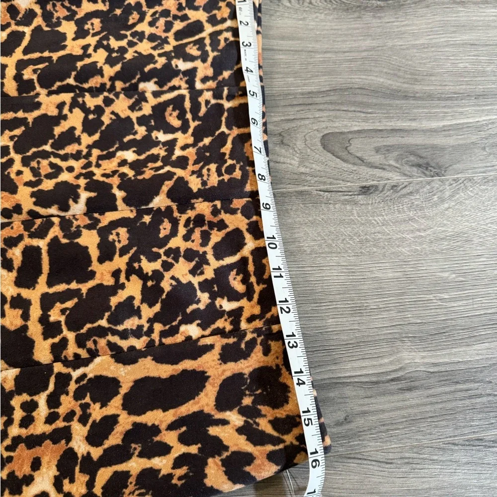 Stylish Leopard Print Midi Skirt NWT - Picture 10 of 11